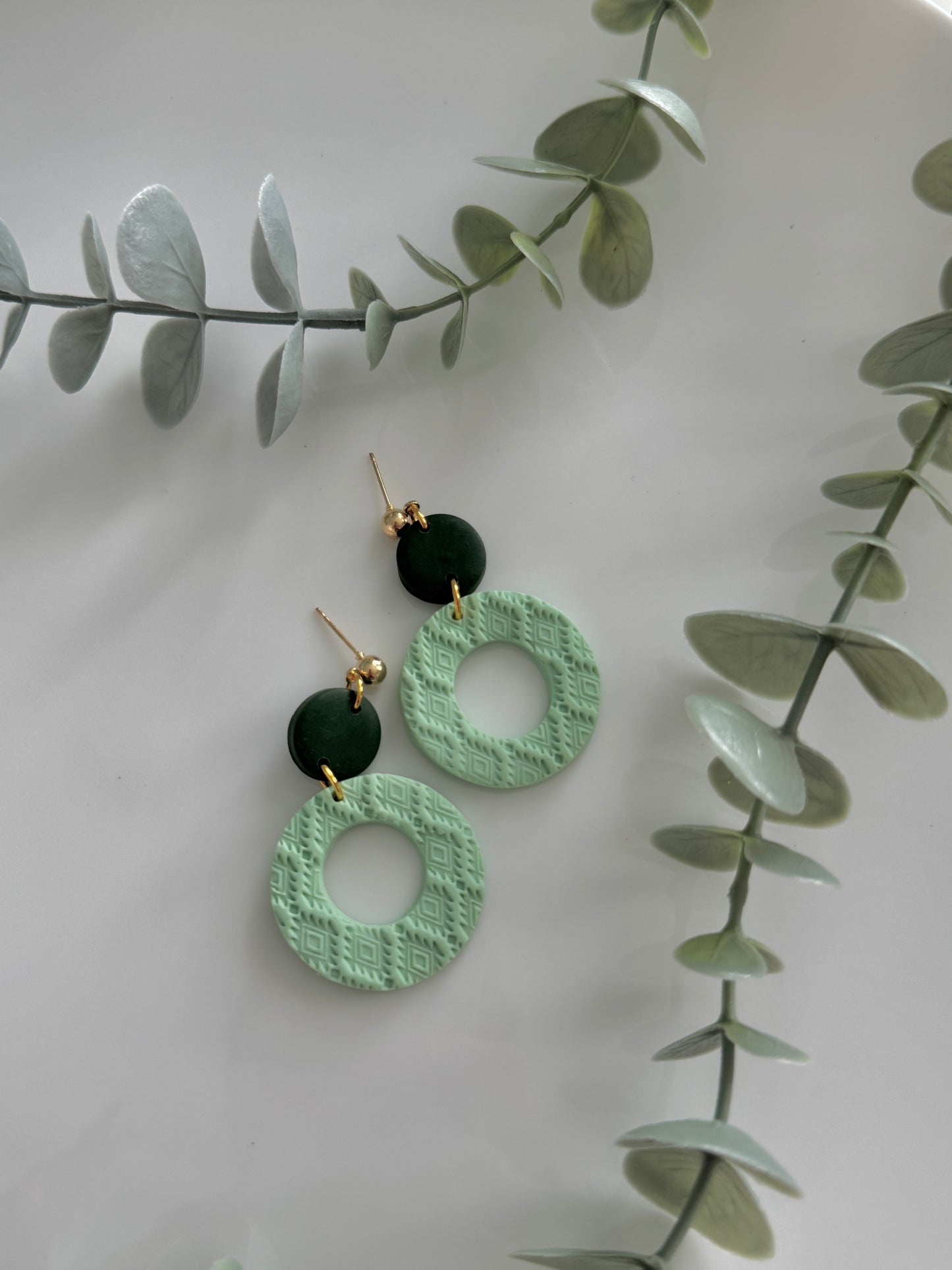 Ohrstecker hängend I Green Dreams I 5 cm