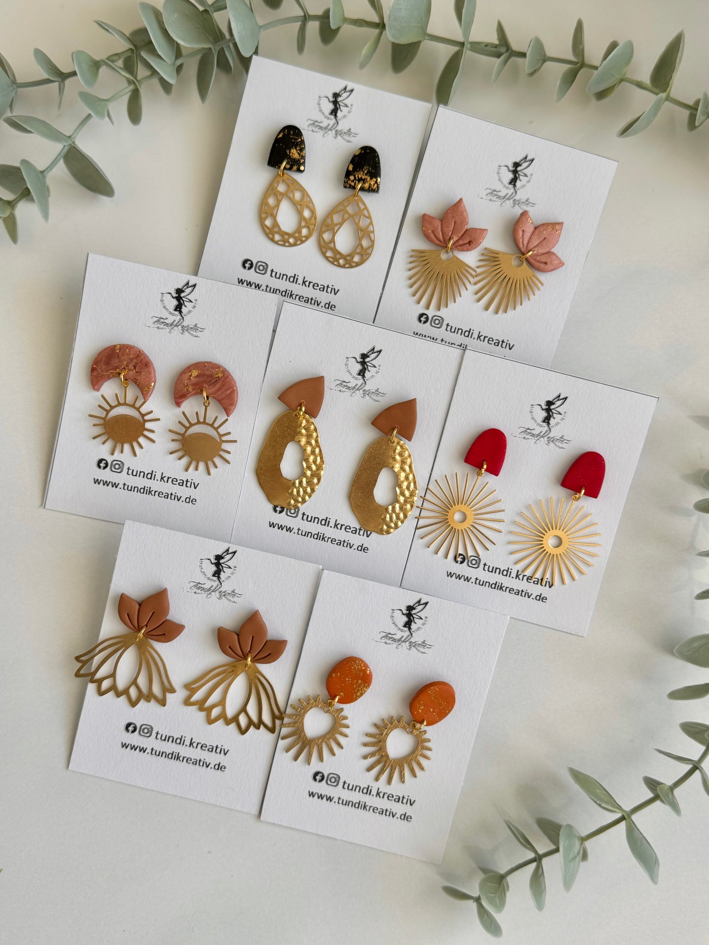 Ohrstecker hängend I Kollektion Gella I 5 cm