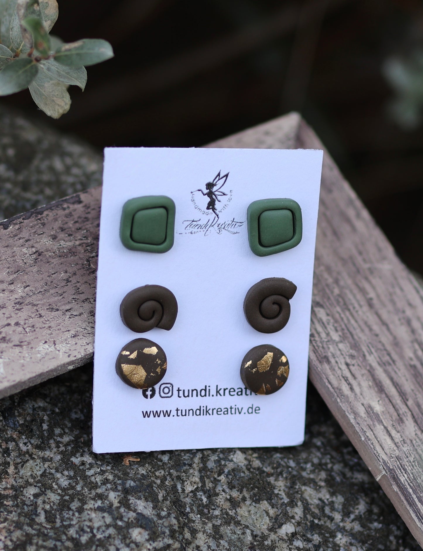 Ohrstecker-Set I Kollektion Sylvaine I 3 Paare