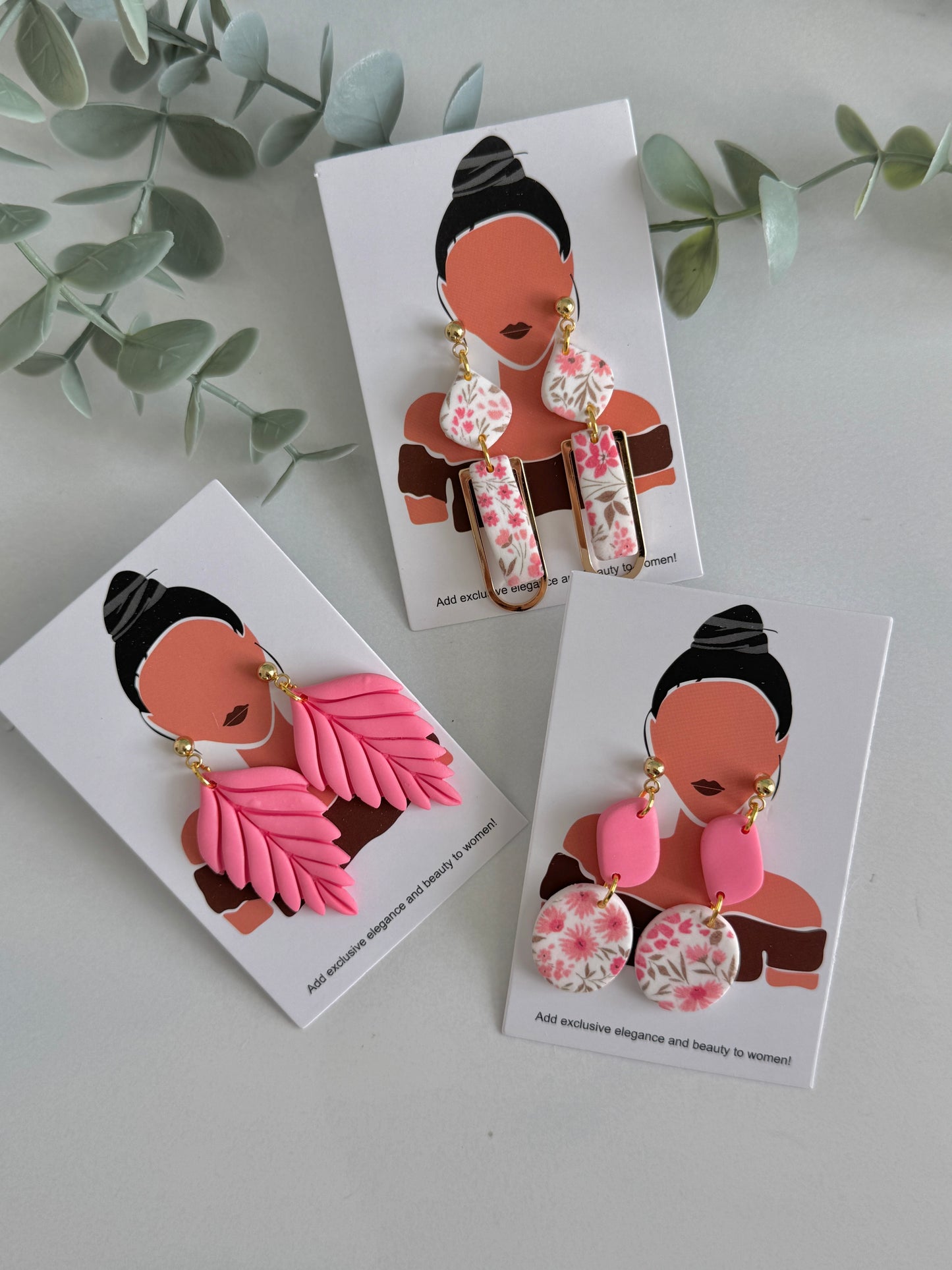 Ohrstecker hängend I Flora Rosa I