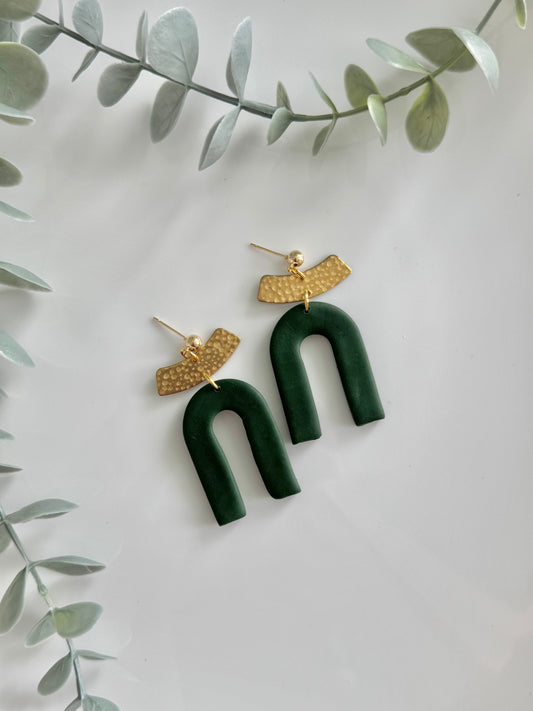 Ohrstecker hängend I Green Dreams I 4 cm