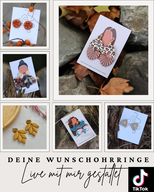Deine Wunschohrringe – live mit mir gestaltet