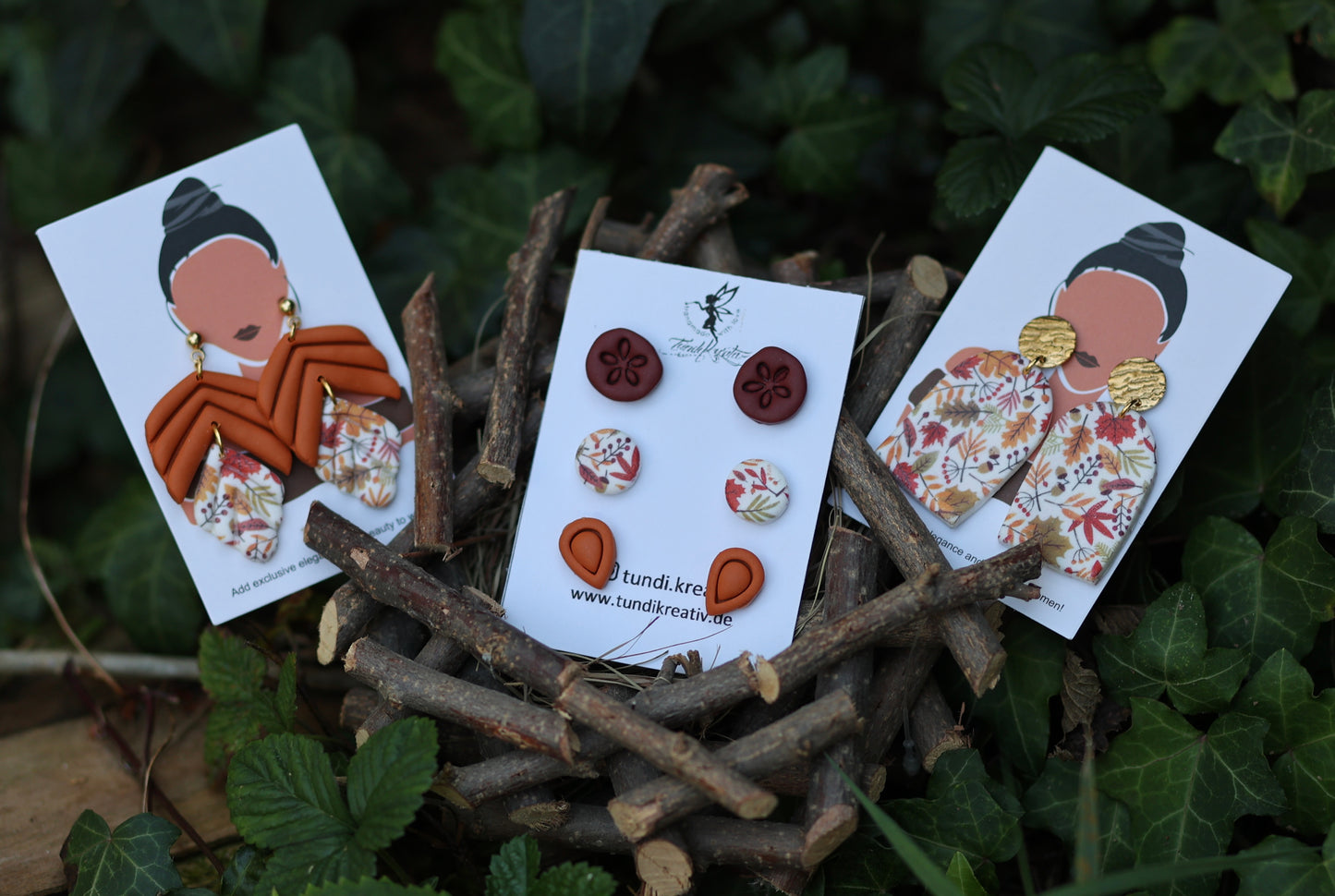 Ohrstecker-Set I Kollektion Elodie I 3 Paare