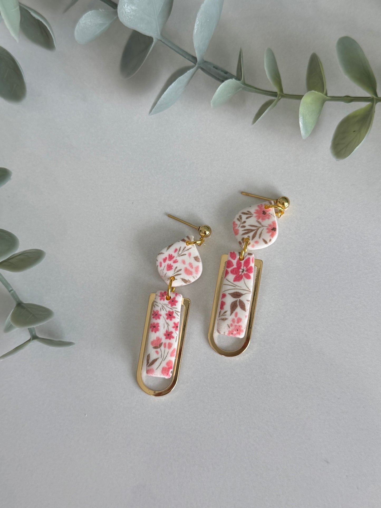 Ohrstecker hängend I Flora Rosa I