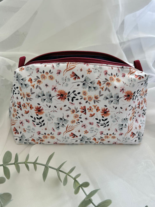 Individuelle Kosmetiktasche "Naturblüten" - Maxi Größe