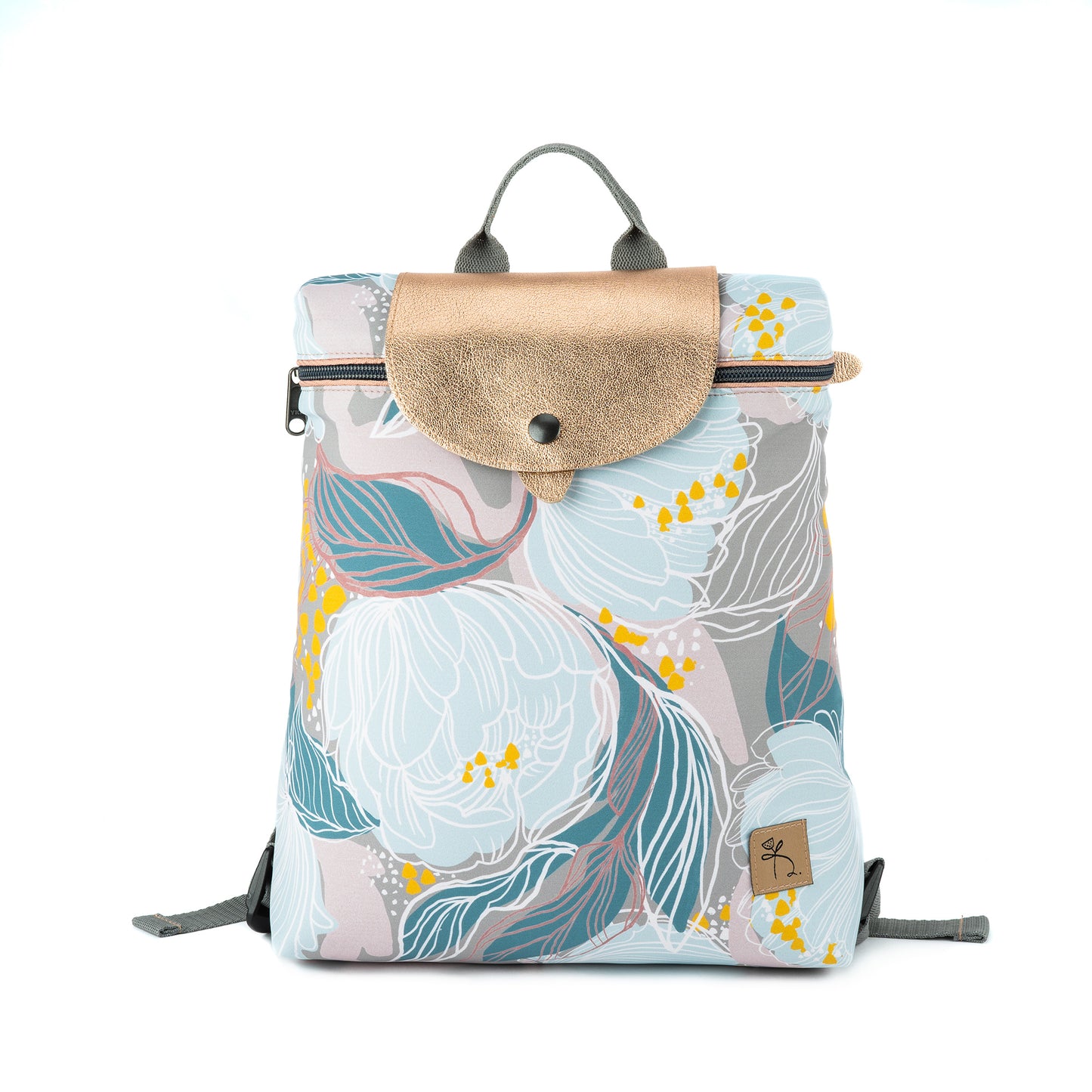 Helle Blumen City-Rucksack